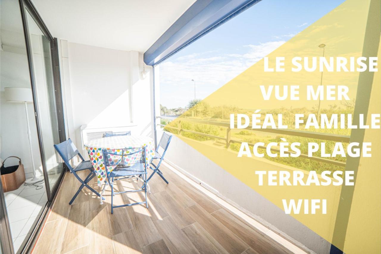 Le Sunrise: Beachfront Comfort with Sea Views and Dual Terraces La Grande-Motte Exterior photo